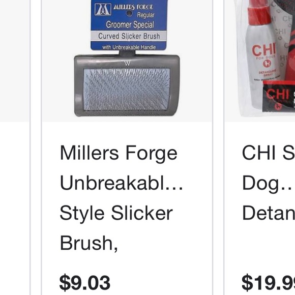 Petsmart Dog Doggy Bundle Muzzle Silver Chain Brushes Comb Bows Gently Used For Wheat Poshmark